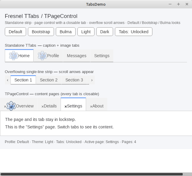 Page control